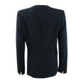 thumbnail image 2 of Calvin Klein Women's Collarless V-Neck Blazer (0, Navy), 2 of 2