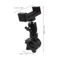 thumbnail image 2 of FOMIYES Clip Portamóvil Para Con Soporte Ajustable Y Clamping Seguro Negro, 2 of 8