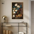 thumbnail image 2 of Art Remedy Floral Still Life Canvas, 24" x 36", Gold Frame, Flowers and Fruit 1848, 2 of 7