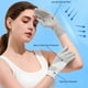 thumbnail image 2 of Guantes de protección UV para mujer, guantes transpirables para el sol, guantes antideslizantes para pantalla táctil para conducir, ciclismo, golf, senderismo, pesca, 1 par (gris blanco), 2 of 5