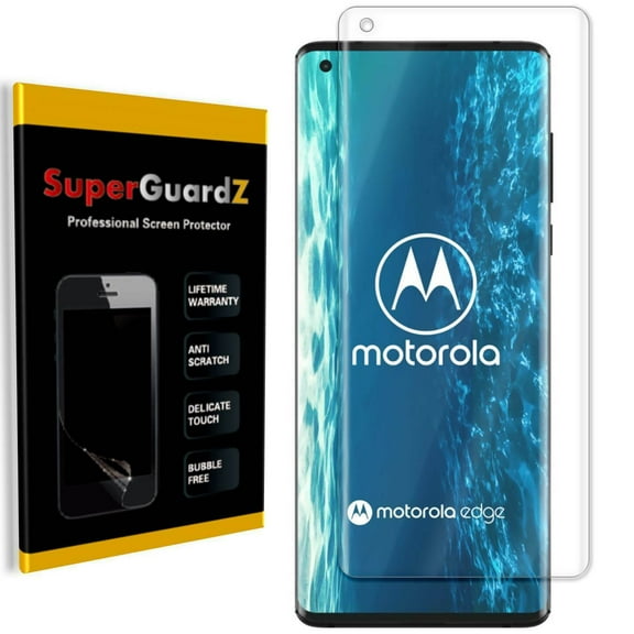 [3-Pack] For Motorola Edge SuperGuardZ [FULL COVER] Screen Protector, HD Clear, Military Grade Film, Anti-Scratch