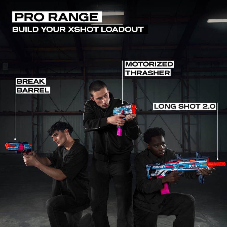 XSHOT SKINS Pro Series Longshot 2.0 Foam Dart Blaster, 40 Darts photo 7
