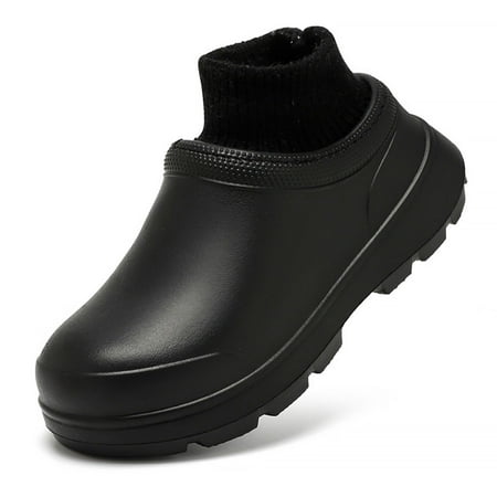 

Earlde Chef Shoes Safety Garden Shoes Kitchen Shoes Waterproof Non Slip Water Shoes Rain Boots for Men Women Work Clogs