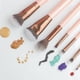 thumbnail image 5 of Juego de cepillos LUXIE Complete Face Rose Gold, veganos, libres de crueldad animal, 5 of 6