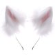 thumbnail image 1 of Diadema hecha a mano con orejas de lobo y zorro de piel sintética, accesorios para disfraces de fiesta de Halloween y Navidad ER, 1 of 4