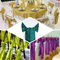 thumbnail image 5 of Efavormart 5pc x Fushia Pintuck Chair Sash for Wedding Events Banquet Decor Chair Bow Sash Party Decoration Supplies, 5 of 9