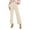 Beige #13, variant on KDDYLITQ Corduroy Trousers for Women High Elastic Waisted Straight Leg Pants Baggy Plus Size 2025 Jeans with Pocket Beige S