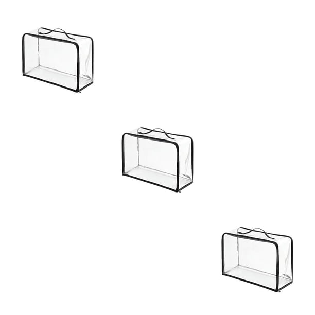 Bewildely Bolsa de almacenamiento Cajas transparentes a prueba de polvo Funda protectora impermeable Bolsas Ropa Cubierta colgante a prueba de Type1 NO1