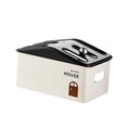 thumbnail image 4 of Caja de almacenamiento para enrutador, soporte para cable, ahorro de espacio, caja decorativa moderna hueca, caja de energía Capa única, 4 of 9