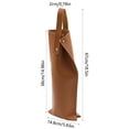 thumbnail image 3 of Sac à Vin en Cuir Sac à Main en Cuir Sac de Protection pour Bouteille de Vin Sac à Vin Cadeau Sac d'Emballage en Cuir Rouge, Sac à Vin en Cuir, Sac de Transport pour Bouteille de Vin à la Mode en Solde, 3 of 6