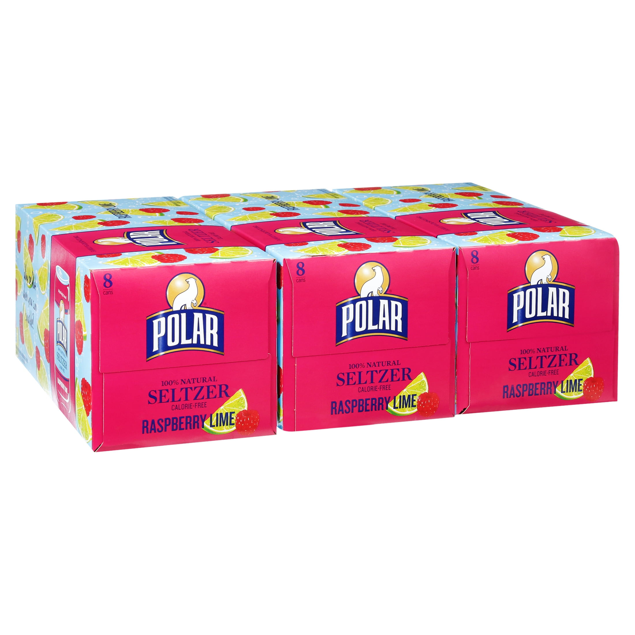 Polar Raspberry Lime Seltzer (Pack of 24)