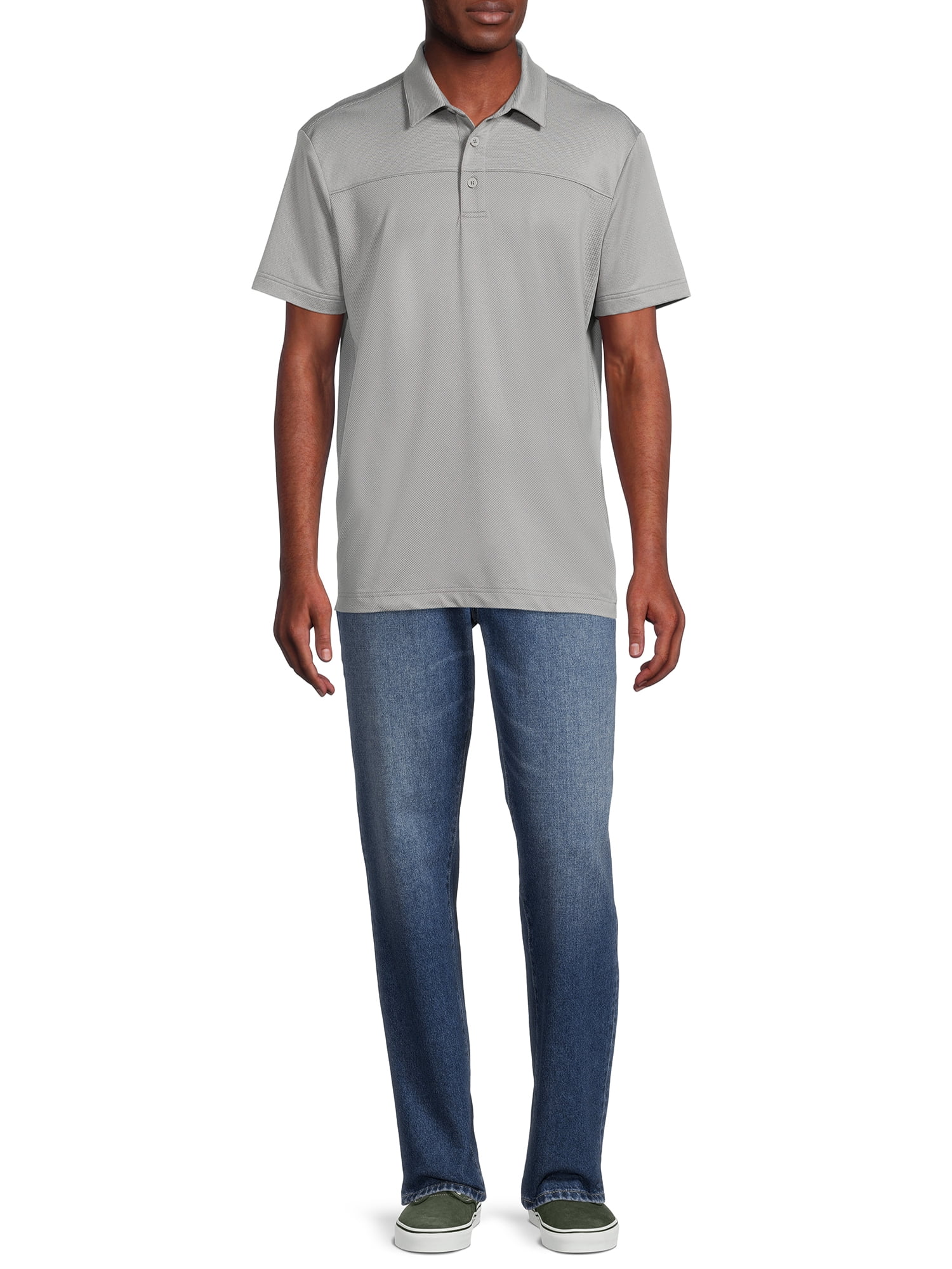 George Men's Short Sleeve Elevated Polo Shirt