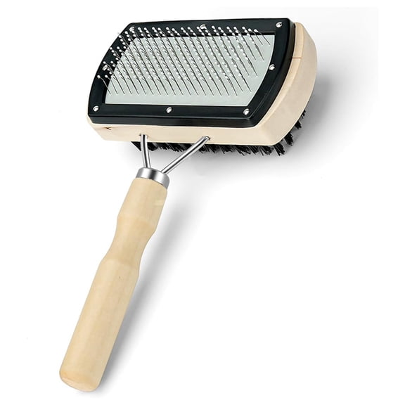 Air Conditioner Coil Cleaning Brush - Double Sided HVAC Brush AC Coil Cleaner Brush for Evaporator & Condenser Fins