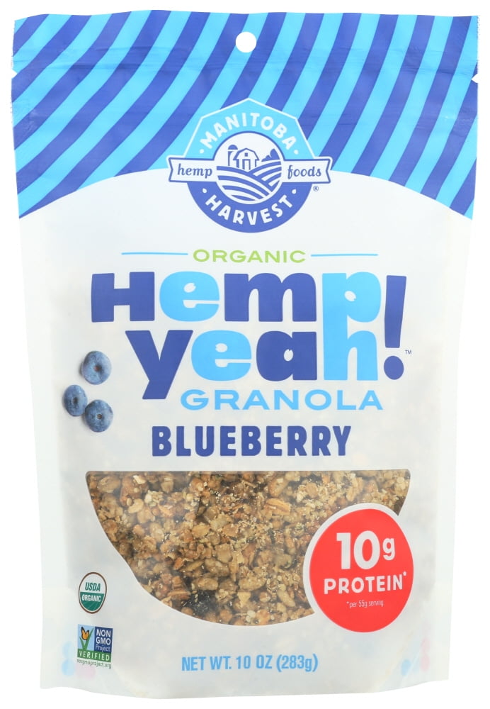 Manitoba Harvest Hemp Blueberry Granola, 10 Oz