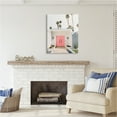 thumbnail image 2 of Stupell Industries Palm Springs Pink Door Botanical & Floral Photography Gallery Wrapped Canvas Print Wall Art, 30 x 40, 2 of 7