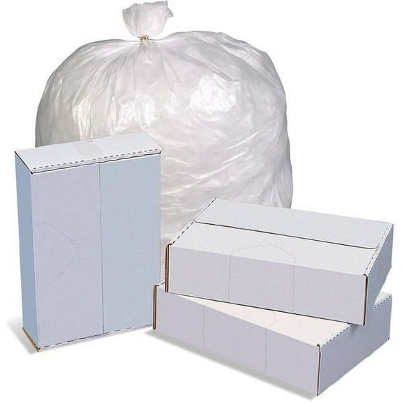 Special Buy High Density Can Liners 45 gal - 40" Width x 46" Length x 0.71 mil (18 Micron) Thickness - Natural - Resin - 200/Carton - 25 Per Roll - Waste Disposal