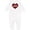 AA-White, variant on Valentine Buffalo Plaid Love Baby Romper Coveralls