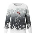 thumbnail image 4 of Ulitacool Girl'S Sweatshirt Christmas Long Sleeve Boys And Girls Pullover Sweaterfall Winter Crewneck Tops Newyears Shirts Xmas Blouse Classic Relax Fit Shirt Grey 4-5 Years, 4 of 4