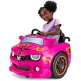 thumbnail image 3 of Kid Trax Dizzy Racers 6V Ride On Electric Car – 360° Spin, Up to 66lbs, Ages 2-5, Pink, 3 of 9