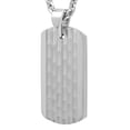 thumbnail image 5 of Men's Multi-Finish Stainless Steel 3pc. Diamond Accent Dog Tag Gift Set, 5 of 10