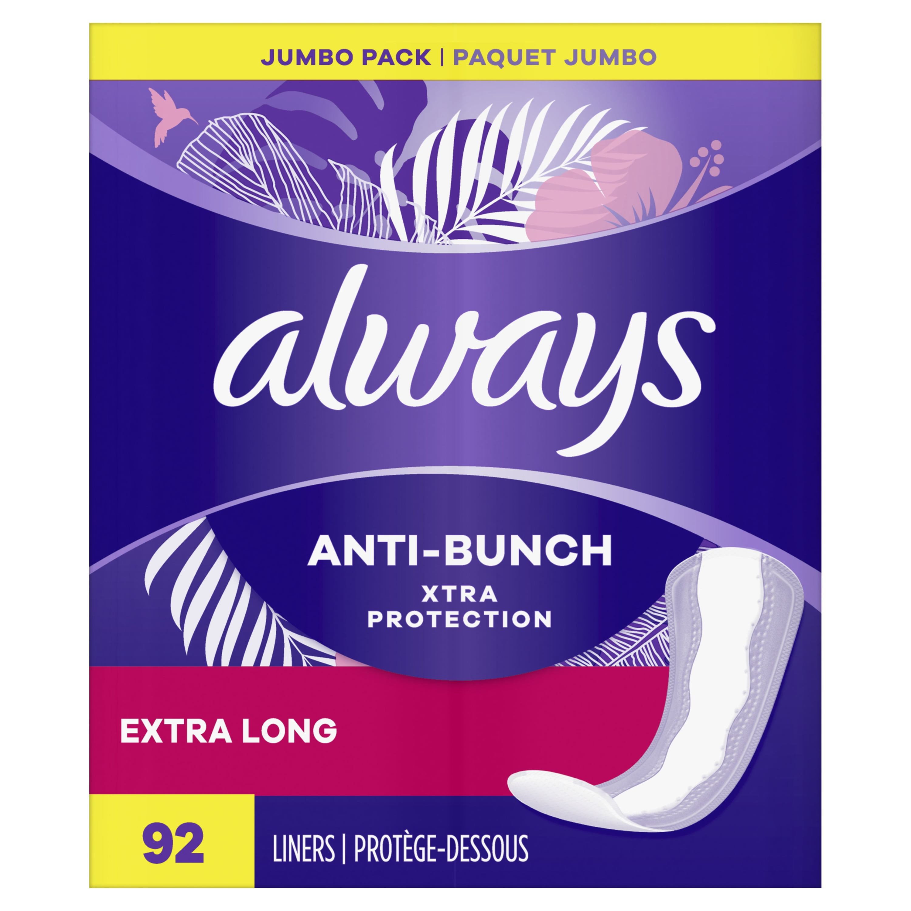  Always Anti-Bunch Xtra Protection Daily Liners Long