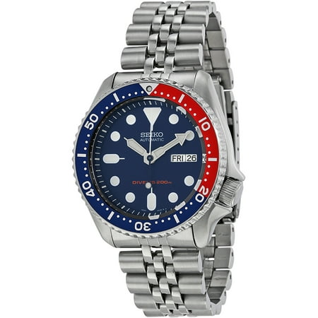 SEIKO SKX009K2,Men's Automatic Diver,Self Winding,Stainless Steel Case and bracelet,Screw Crown,200m