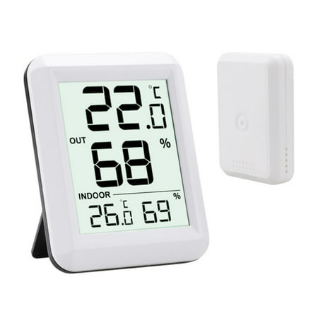 

Digital Hygrometer Indoor Thermometer Room Thermometer and Humidity Gauge with Temperature Humidity Monitor