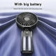 thumbnail image 3 of YESIDO YF10 Power Bank Handheld Fan 3 Speeds Brushless Motor Desktop Fan, 3 of 5