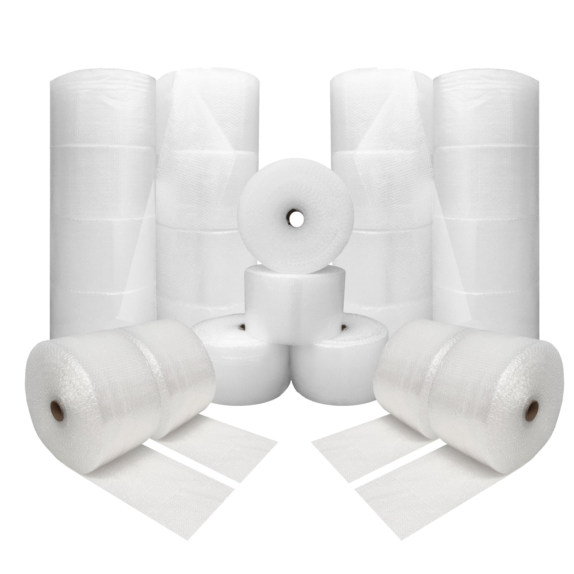 UOFFICE 12 Bubble Rolls 350' x 12" wide - Small Bubble 3/16" Wrap - 4200' in Total