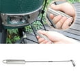 thumbnail image 4 of Tizuqe 46cm Stainless Steel Charcoal Ashs Rake BBQ Ashs Tool Poker for Kamados Charcoal Cooking Wood Burners Stove Cooking Accessories, 4 of 11