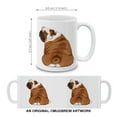 thumbnail image 4 of WIRESTER 11 Oz Ceramic Tea Cup Coffee Mug, English Bulldog Look Back, 4 of 7
