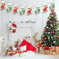 thumbnail image 2 of Tainini Christmas Banners Flags Hanging Bunting Garland Christmas Door Wall Window Hanging for Home Office Hotel Party Scene Decor Tainini, 2 of 6