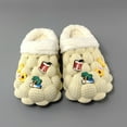 thumbnail image 4 of Women's Lined Clogs Winter Waterproof Cloud Pillow Slippers Slip on Garden Shoes Non Slip Home House Shoe Indoor Outdoor Mules, 4 of 7