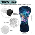 thumbnail image 6 of Yuyamidu Boho Sea Turtle Golf Head Covers, Pink Hibiscus Golf Club Covers Driver Headcovers, Fairway Woods Head Covers, Hybrids Headcover for Golf Gifts, 6 of 7