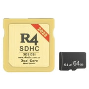 Upgraded 2023 SDHC Wood Version Plus Card with 64GB TF Micro SD Card for Nintendo DS DSI 2DS 3DS NDS, No Game Timebomb