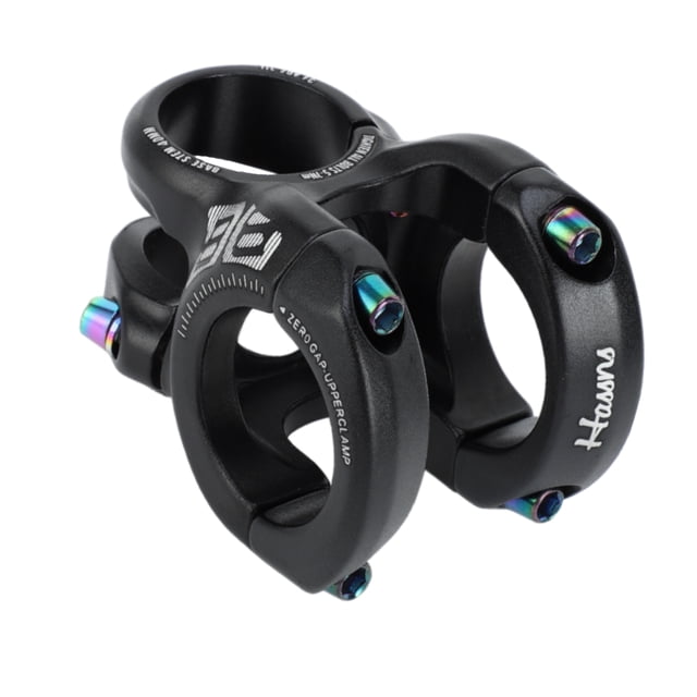 Tija de bicicleta de montaña Unique Bargains, tija corta de manillar de 31.8 mm, tija de 40 mm, elevación de 0 grados, tija corta negra