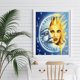 thumbnail image 1 of Cuadros Decorativos 5D bricolaje completo taladro diamante pintura sol luna Cruz puntada bordado mosaico Kit Likrtyny embutido en tela, 1 of 9