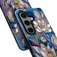 thumbnail image 2 of Case for Samsung Galaxy S24 Plus, Stained Glass Lotus Flowers Gold Purple Phone Case Military-Grade Drop Protection Cover for Women Girl - Glossy, 2 of 7