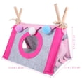 thumbnail image 2 of Guinea Pig Hideout Hamster Guinea Pig Tent Rabbit Triangular Hideout Shelter Small Animal Bed, 2 of 6