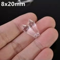 thumbnail image 4 of U8MO 20pcs 20x8mm Chandelier Faceted Crystal Glass Hanging Drop Pendants Loose Beads-Red, 4 of 5