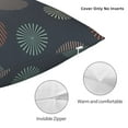 thumbnail image 5 of YFYANG Square Decorative Throw Pillow Case (Without Pillow Insert), Grey Line Circle Pattern Bedroom Sofa Car Cushion Cover, 20"x20", 5 of 9