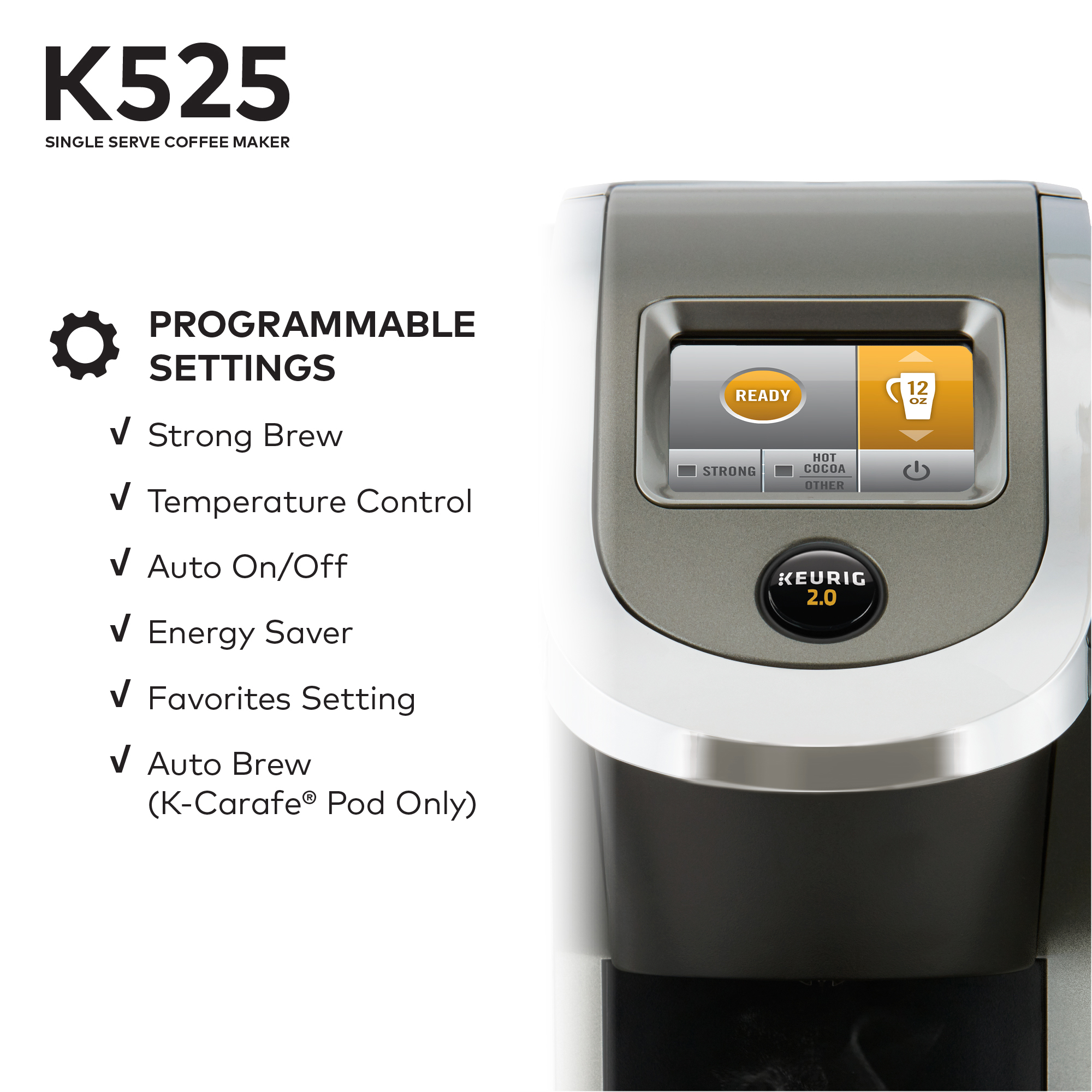 Keurig K525 Single Serve K-Cup Coffee Maker - image 4 of 11