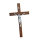thumbnail image 4 of Crucifijo de pared de madera, cruz decorativa, crucifijo de Jesús, escultura de Jesús para el hogar Marrón, 4 of 9