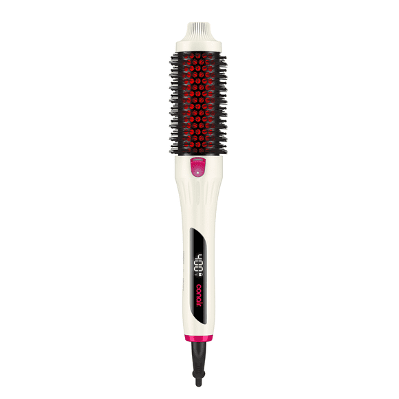 Conair BC99C Brosse ronde thermique en céramique, lumière infrarouge avec 4 températures, affichage LED, élimine les frisottis et réduit les dommages