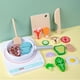 thumbnail image 3 of Cocina Playset Juego de Juego de rol Juego de cocina Jugar a Juguete para Blanco Zulema Juguetes de cocina, 3 of 8