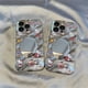 thumbnail image 2 of Sanrio Hello Kitty Electroplated Mirror Girl Style Phone Case for IPhone 15 14 Plus 13 12 11 Pro Max X XS Max Makeup Phone Cover, 2 of 5