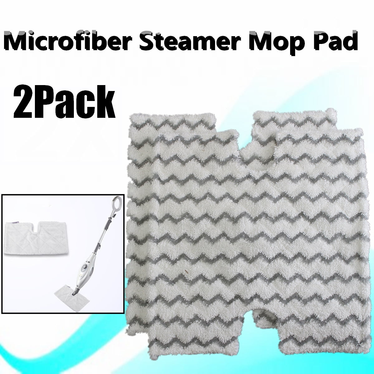 Eshoppercity Replacement Pads for Shark Genius Touch Free Steam Mop Washable Lift Away S6001 S6002 S6003 3973 S5001 S5002 1