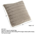 thumbnail image 2 of Somerset Home Faux Rabbit Fur Pillow - Set of 2 - 17Â” Square Covers & Inserts, 2 of 3