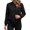 Black, variant on Womens Beige Fall Winter Casual Long Sleeve Jacket Soft Baseball Jacket Coat