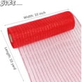 thumbnail image 2 of 2 Pack Deco Mesh 10 Inch x 30 Feet Decor Mesh Ribbon with Metallic Foil Deco Mesh Wreath Supplies Ribbon Mesh Roll for Spring Wreaths, Craft, Party Decoration, 2 of 7